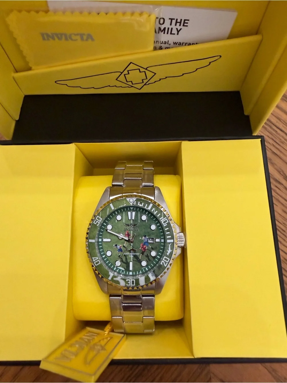 Invicta ProDiver “Hail Mary” Football Watch